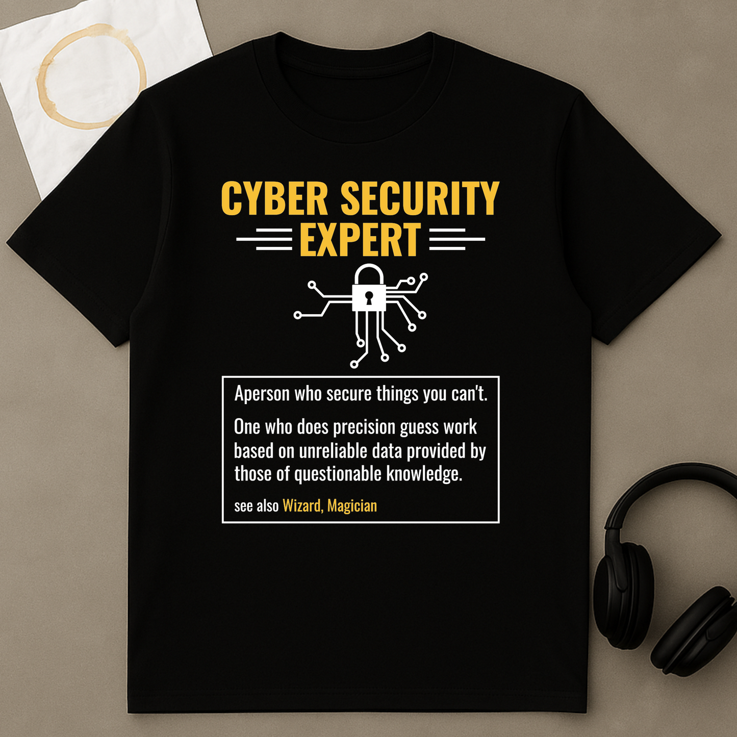 Funny Cyber Security Expert Definition