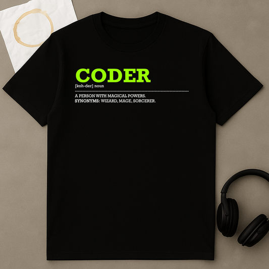Coding Definition Funny Developer Tech Programmer Design