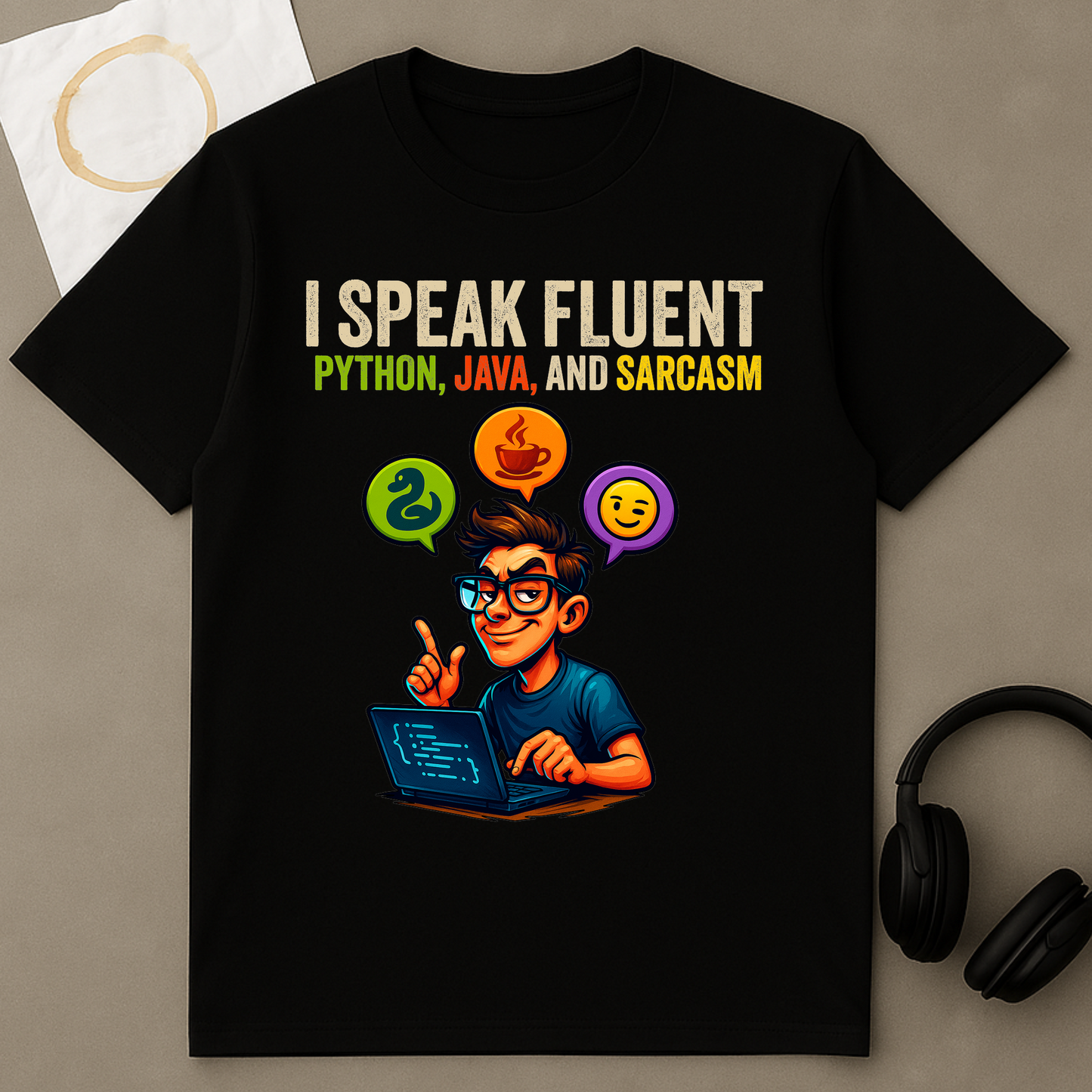 I Speak Fluent Python, Java And Sarcasm