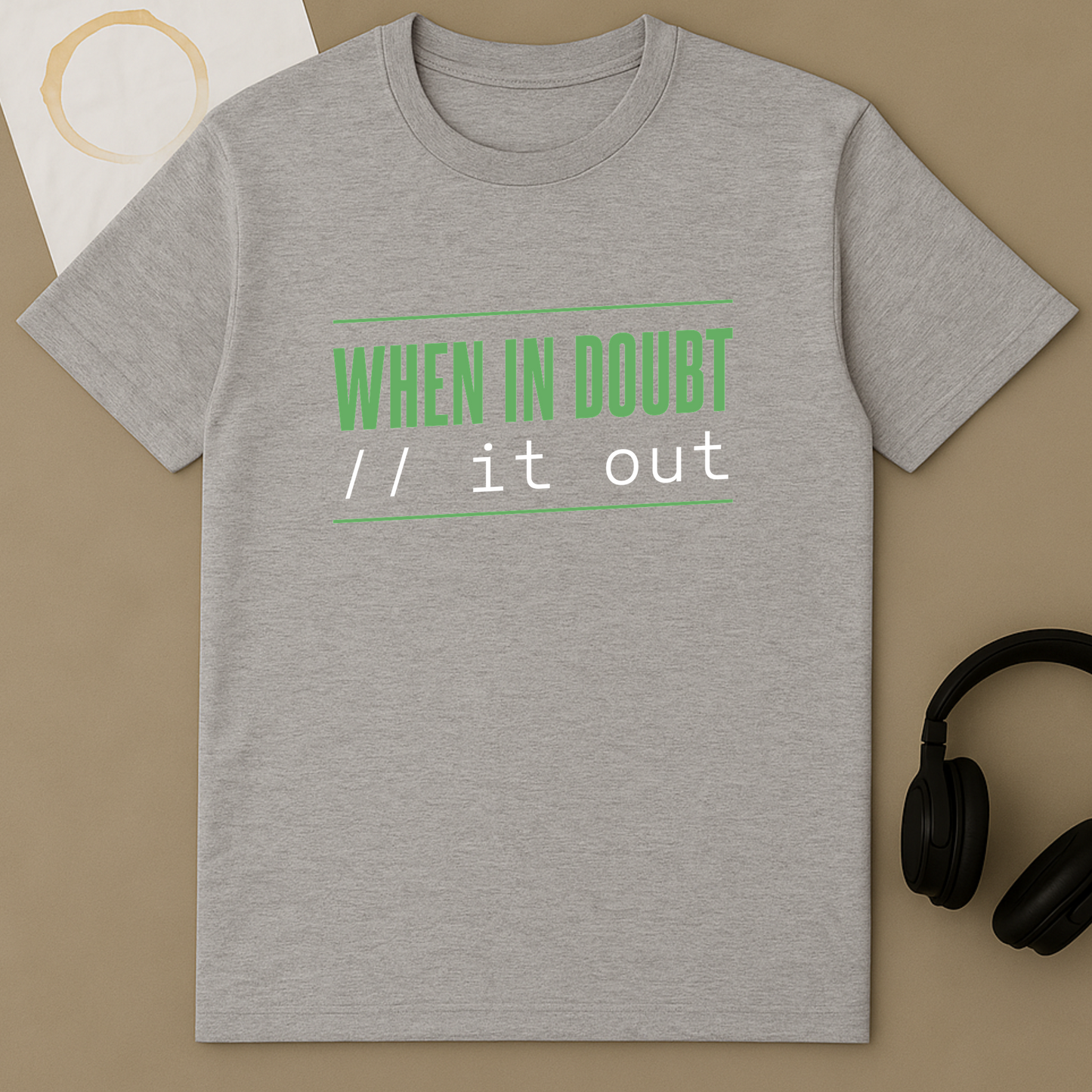 When In Doubt // It Out