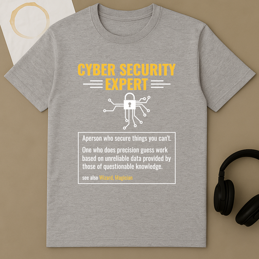 Funny Cyber Security Expert Definition