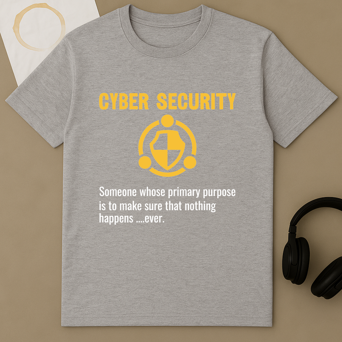 Cyber Security Expert Definition – IT T-Shirt – additional product view 2