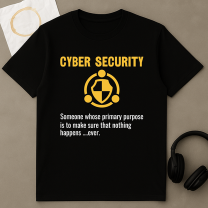 Cyber Security Expert Definition – IT T-Shirt – product image