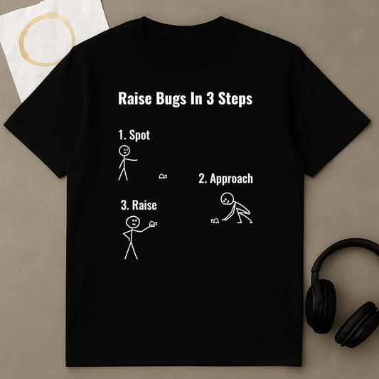 Raise Bugs in 3 Steps