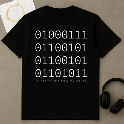 Binary Code – Computer Science T-Shirt – product image