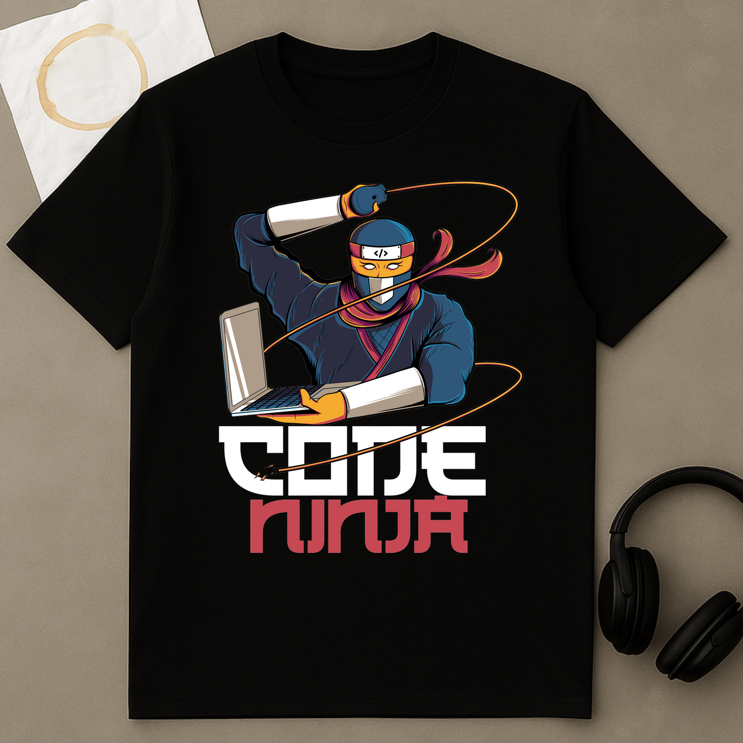 Code Ninja Funny Programmer Coding Developer Design