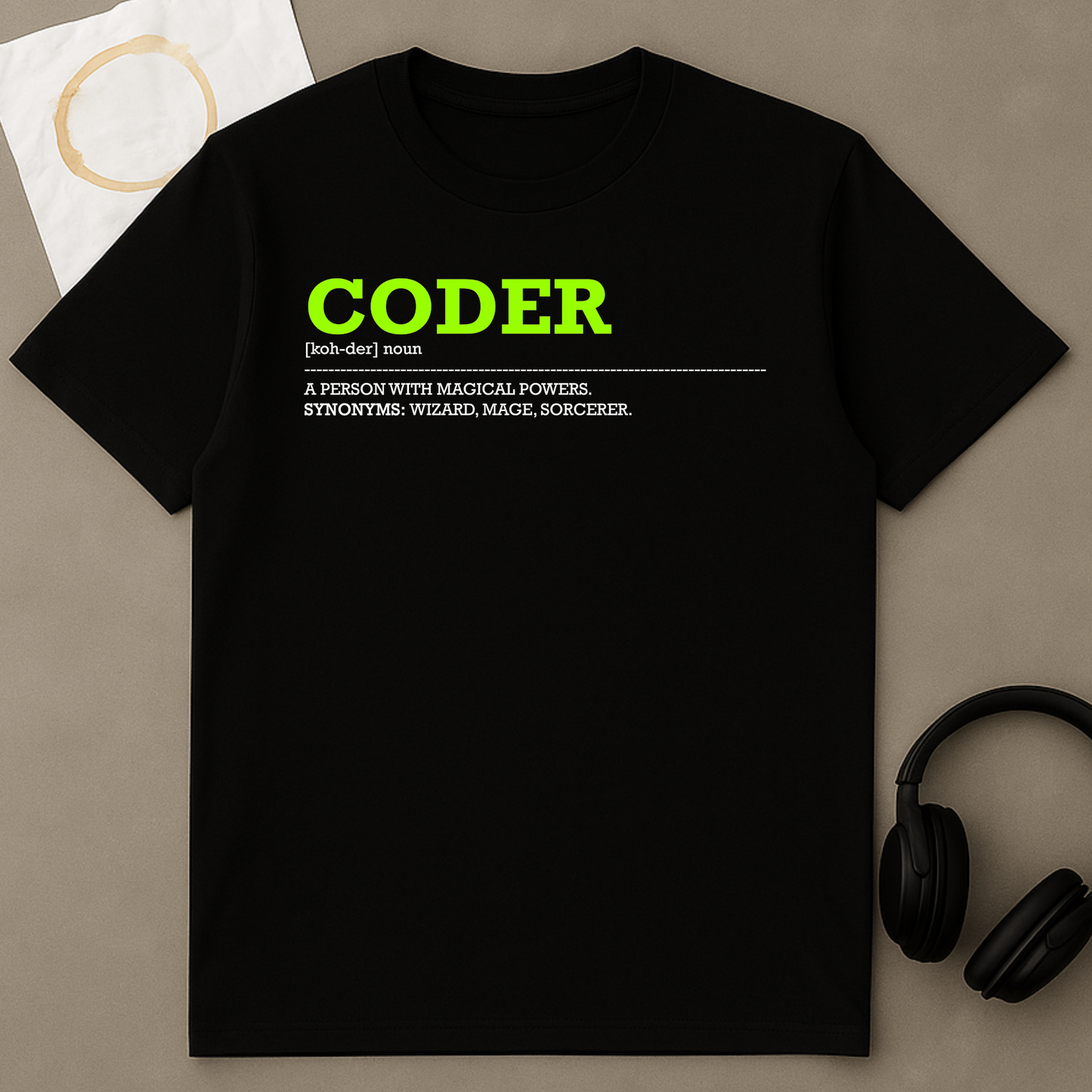Coding Definition Funny Developer Tech Programmer Design