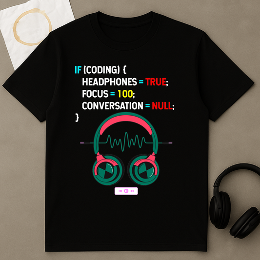 Coding With Headphones = 100% Focus
