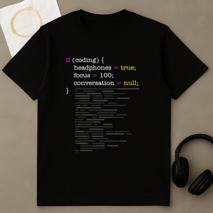 If (Coding) With Headphones No Conversation