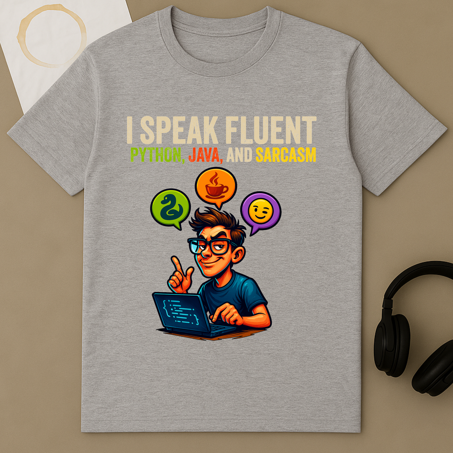 I Speak Fluent Python, Java And Sarcasm
