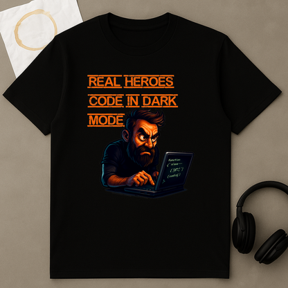 Real Heroes Code In Dark Mode