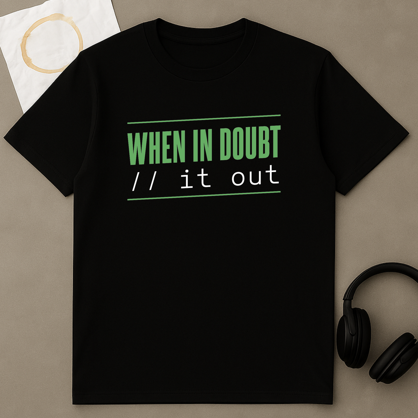 When In Doubt // It Out
